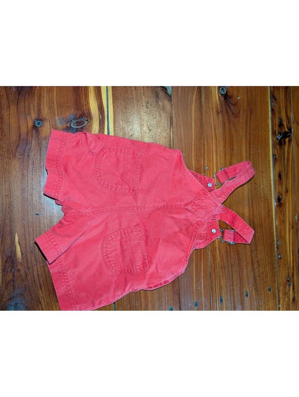 Gymboree Infant Red Cotton Overalls Shorts